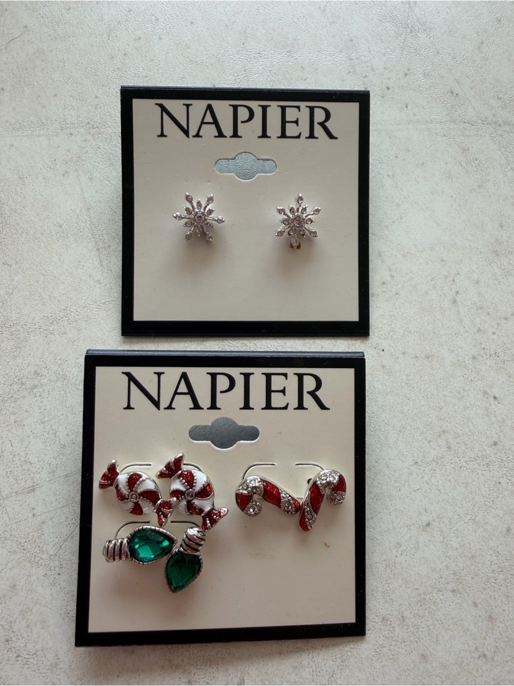 Napier Holiday Earring Sets